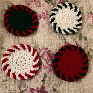 Handmade Crochet “Candy Coaster Sampler”